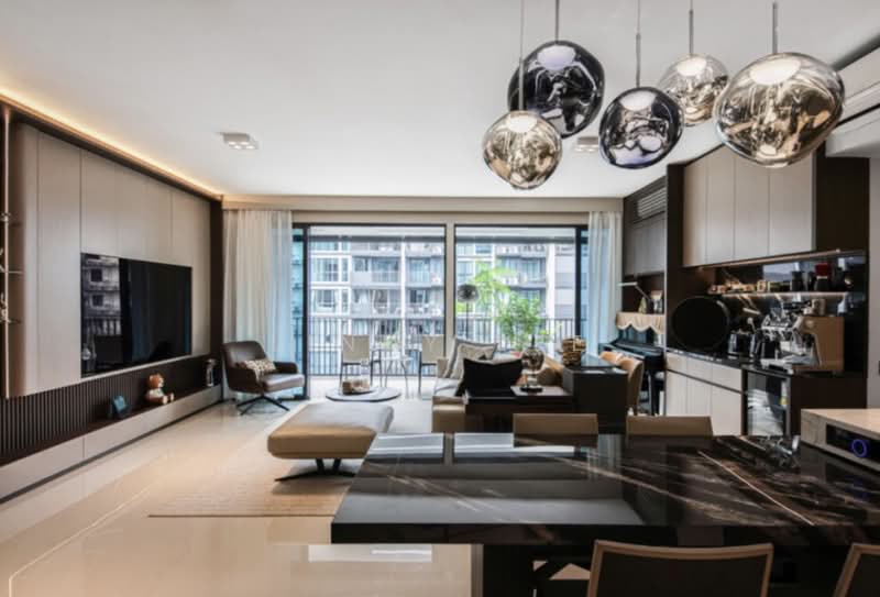 Brand New Condo within 1km to St Nicholas Girls School & Anderson Primary School Condominium For Sale at S$ 3,200,000 | PropertyGuru Singapore - Living Room