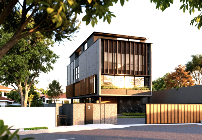 ⭐ Sole Agent ⭐ Brand New Lux Bungalow @ GCB Estate Detached House For Sale at S$ 21,800,000 | PropertyGuru Singapore - Exterior