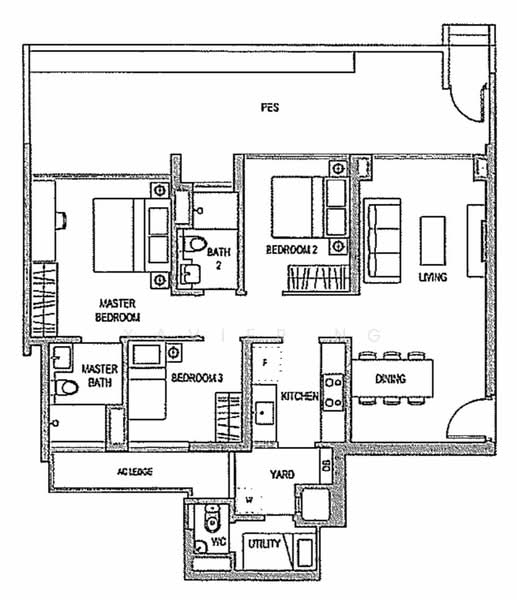 The Topiary, 11 Fernvale Lane, 3 Bedrooms, 1,324 sqft, Executive Condominium For Rent, by Xavier Ng, 500058235 - PropertyGuru.com.sg