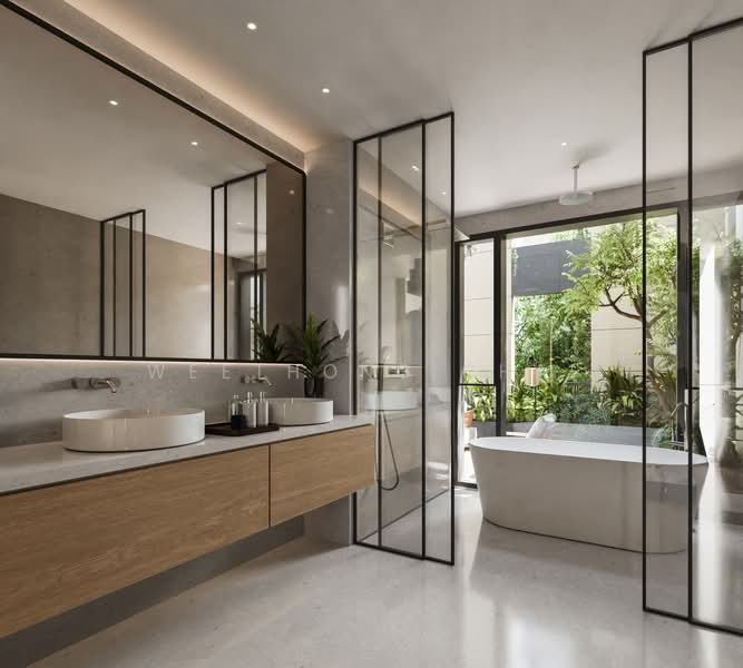 ⭐⭐LANDED7772@Newly Launched Cheapest Brand New Detached Courtyard @Palm (D15) 6rm Bungalow House For Sale at S$ 11,180,000 | PropertyGuru Singapore - Bathroom