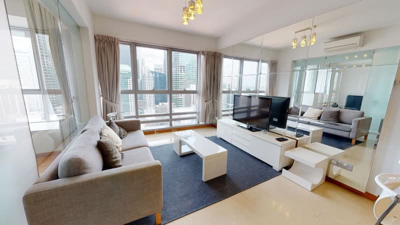 The Clift, 21 McCallum Street, 1 Bedroom, 527 sqft, Apartment For Rent, by Joseph Khoo, 500058273 - Living Room - PropertyGuru.com.sg