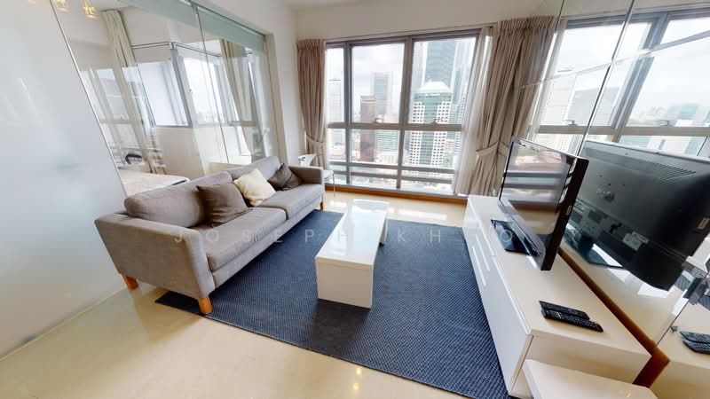 The Clift, 21 McCallum Street, 1 Bedroom, 527 sqft, Apartment For Rent, by Joseph Khoo, 500058273 - Living Room - PropertyGuru.com.sg