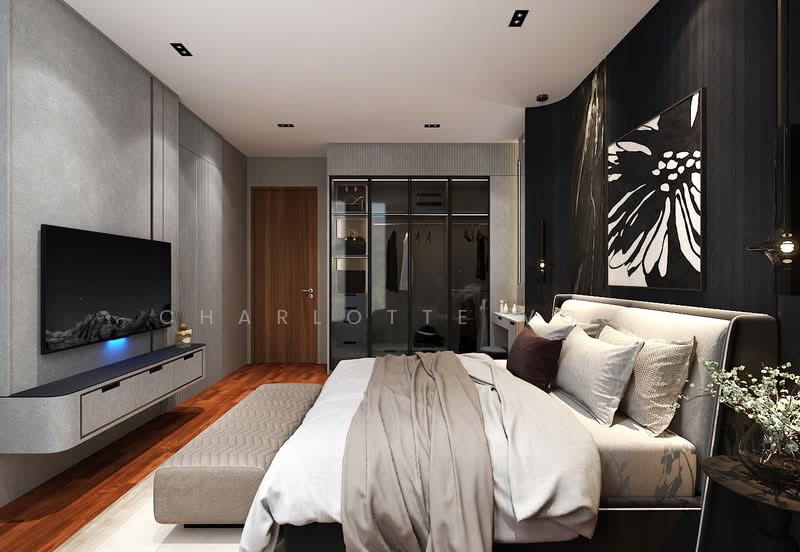 ❤️ TOP Brand New Freehold💎4-Storey with Lift Terraced House For Sale at S$ 6,300,000 | PropertyGuru Singapore - Master Bedroom