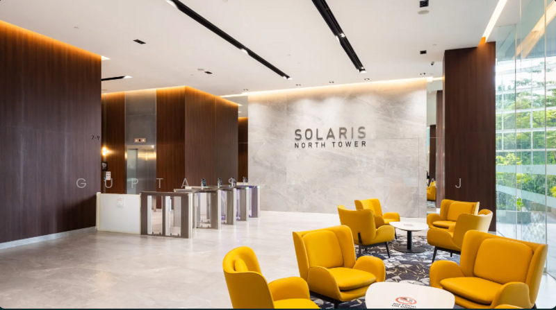 Solaris @ One-North, 1 Fusionopolis Walk, 10,948 sqft, Business / Science Park For Rent, by Gupta Sameer Raj, 500058602 - Lobby - CommercialGuru.com.sg