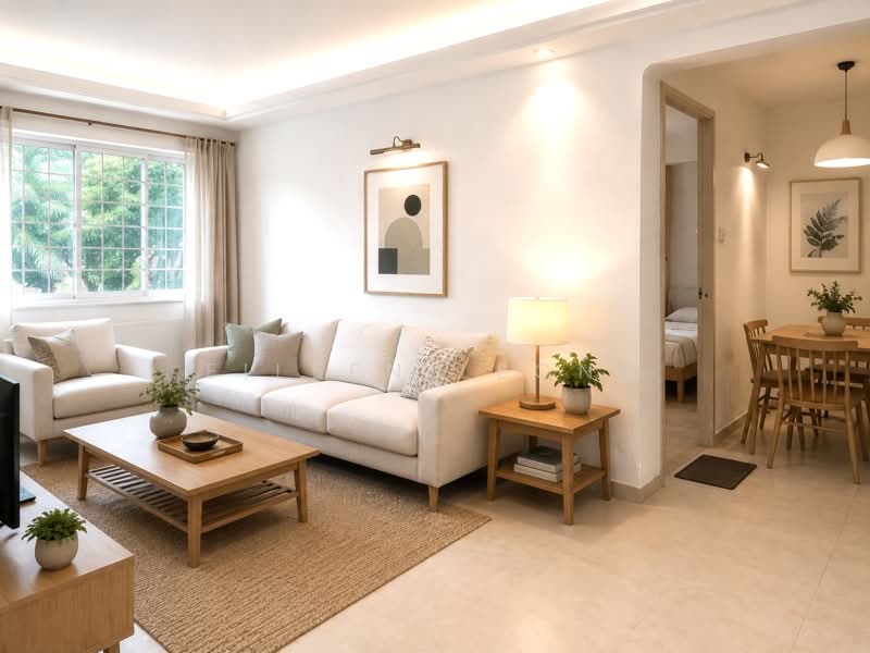 243 Bishan Street 22, 243 Bishan Street 22, 3 Bedrooms, 1,130 sqft, HDB Flat For Sale, by Eileen Leong, 500058722 - Living Room (For Illustration Only) - PropertyGuru.com.sg