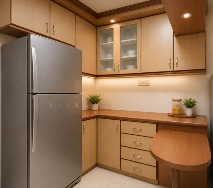 243 Bishan Street 22, 243 Bishan Street 22, 3 Bedrooms, 1,130 sqft, HDB Flat For Sale, by Eileen Leong, 500058722 - Kitchen - PropertyGuru.com.sg