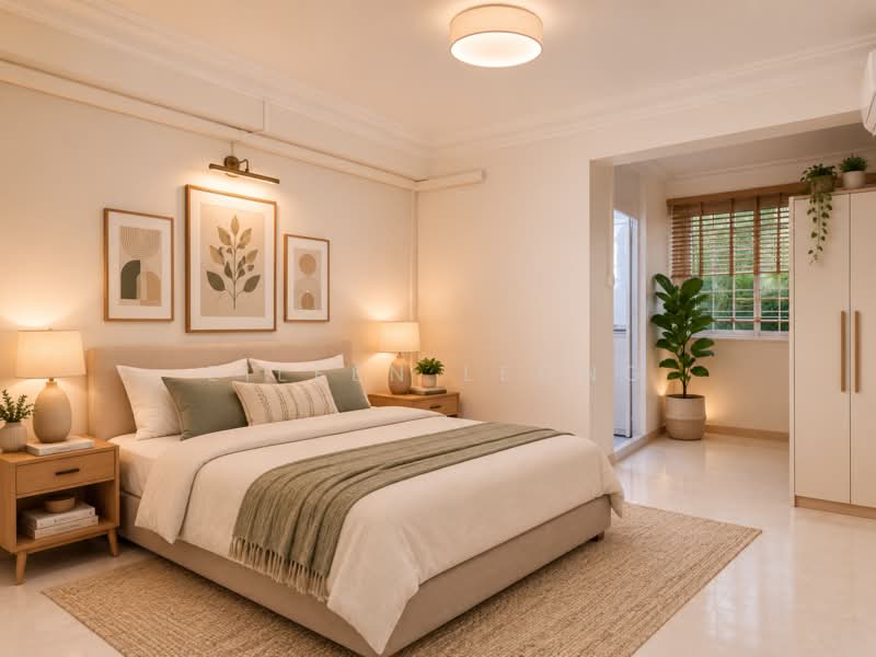 243 Bishan Street 22, 243 Bishan Street 22, 3 Bedrooms, 1,130 sqft, HDB Flat For Sale, by Eileen Leong, 500058722 - Bedroom (For Illustration Only) - PropertyGuru.com.sg