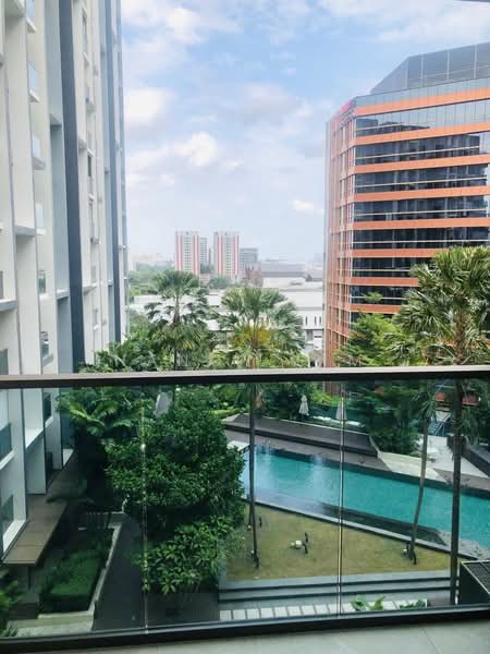 Park Place Residences, 2 Paya Lebar Road, 2 Bedrooms, 743 sqft, Condominium For Rent, by Nancy Lim, 500059022 - Pool view - PropertyGuru.com.sg