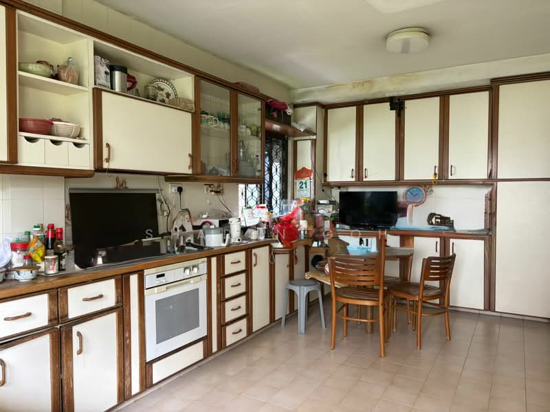 Green Hill Estate Semi-Detached House For Sale at S$ 6,200,000 | PropertyGuru Singapore - Spacious kitchen in original condition