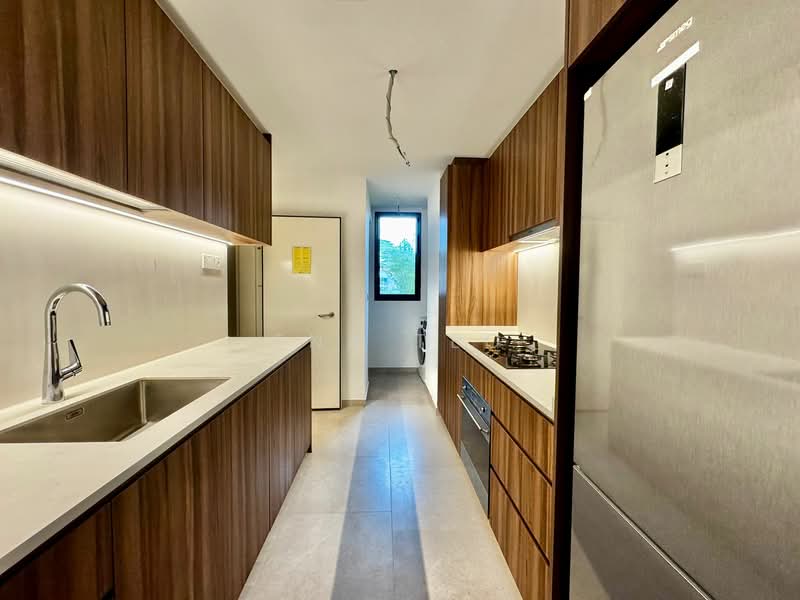Lentor Modern, Lentor Central, 3 Bedrooms, 1,130 sqft, Condominium For Rent, by Ena Teo, 500059060 - Kitchen - PropertyGuru.com.sg