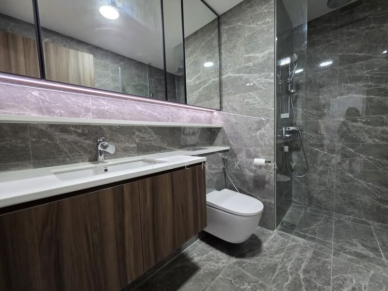 Lentor Modern, 3 Lentor Central, 2 Bedrooms, 678 sqft, Condominium For Sale, by Kathleen Koay, 500059093 - Bathroom - PropertyGuru.com.sg