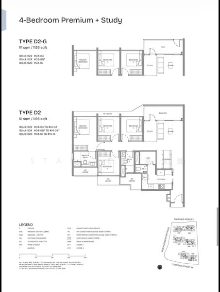 Pinery Residences, Tampines Street 94, 4 Bedrooms, 1,141 sqft, Condominium For Sale, by Stan Lee 李俊豪, 500059127 - PropertyGuru.com.sg
