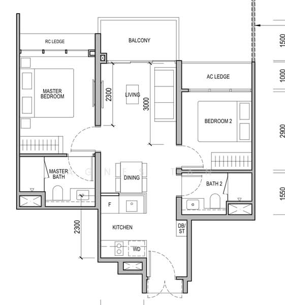 Tembusu Grand, 94 Jalan Tembusu, 2 Bedrooms, 667 sqft, Condominium For Rent, by Agnes Tan, 500059180 - PropertyGuru.com.sg
