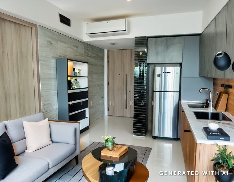 The Panorama, 16 Ang Mo Kio Ave 2, 1 Bedroom, 452 sqft, Condominium For Sale, by Keith Kam, 500059198 - Living Room - PropertyGuru.com.sg