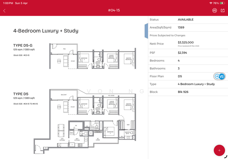 Pinery Residences Condominium For Sale at S$ 3,325,000 | PropertyGuru Singapore