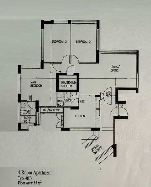 35 Eunos Crescent, 35 Eunos Crescent, 3 Bedrooms, 915 sqft, HDB Flat For Rent, by Yvonne Eng, 500059454 - PropertyGuru.com.sg