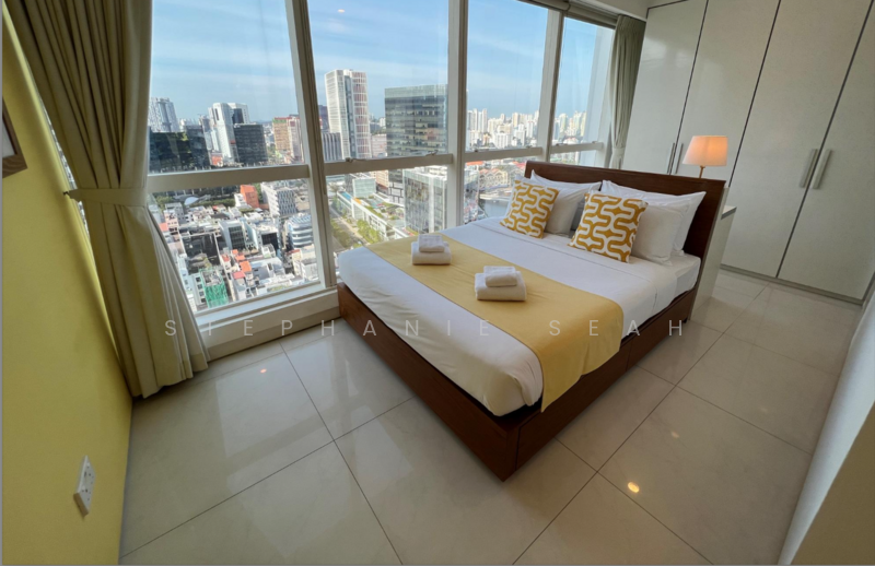 One North Bridge, 1 North Bridge Road, 1 Bedroom, 463 sqft, Apartment For Rent, by Stephanie Seah, 500059464 - Bedroom - PropertyGuru.com.sg