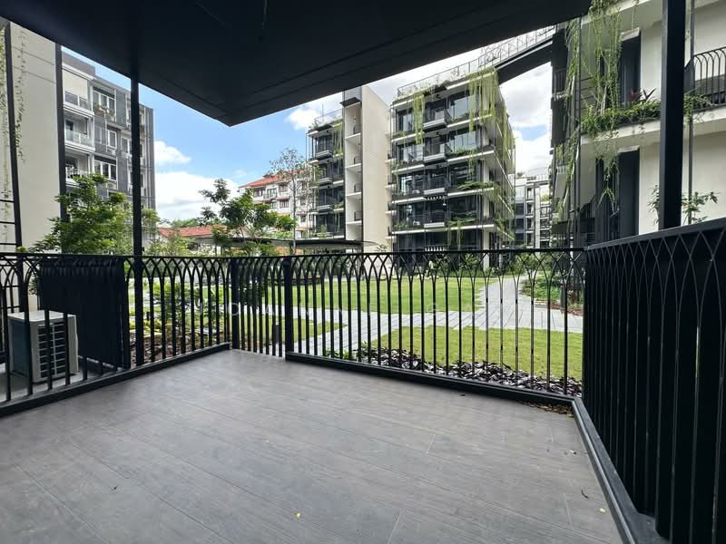 Jervois Mansion Apartment For Sale at S$ 4,540,050 | PropertyGuru Singapore - Living patio