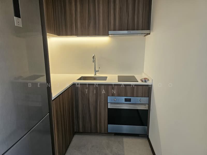 Lentor Modern, 7 Lentor Central, 2 Bedrooms, 678 sqft, Condominium For Rent, by Benjamin Tan Boo Tian, 500059740 - Kitchen - PropertyGuru.com.sg