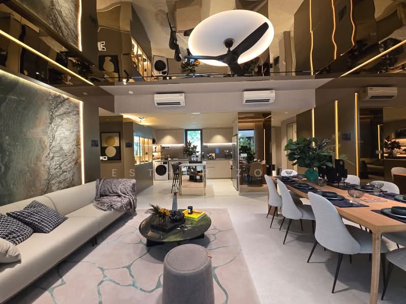 River Modern Condominium For Sale at S$ 3,368,000 | PropertyGuru Singapore - Living Room