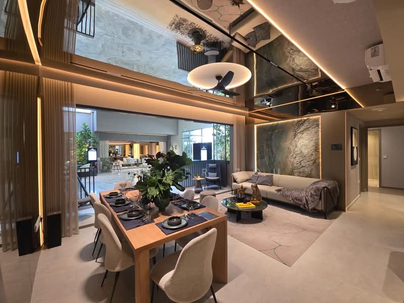River Modern Condominium For Sale at S$ 3,368,000 | PropertyGuru Singapore - Living Room