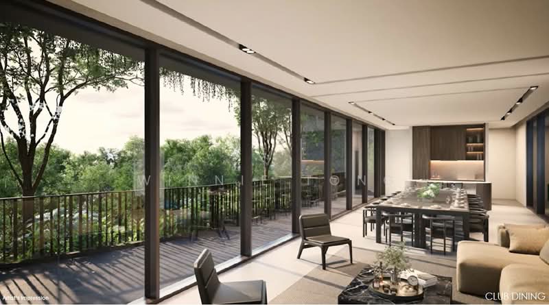 River Modern Condominium For Sale at S$ 2,298,000 | PropertyGuru Singapore - Dining Room