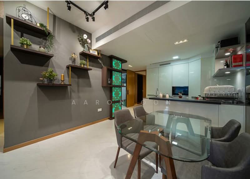 Marina One Residences, 21 Marina Way, 2 Bedrooms, 1,163 sqft, Condominium For Rent, by Aaron Oon, 500059791 - Dining Room - PropertyGuru.com.sg