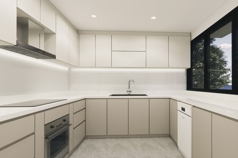 D15 Brand New Terrace @ Jalan Tua Kong Terraced House For Sale at S$ 7,280,000 | PropertyGuru Singapore - Kitchen