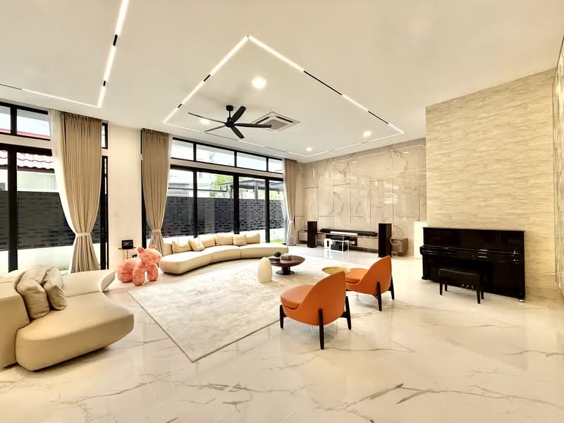 Better-than-New More-Spacious-than-Detached Semi-D with Lift at Serangoon Gardens Semi-Detached House For Sale at S$ 10,500,000 | PropertyGuru Singapore - Living Room