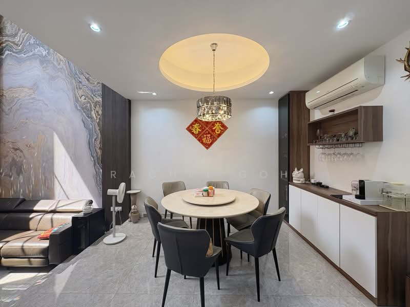 Fully Renovated 3sty Terrace in Kovan Terraced House For Sale at S$ 3,300,000 | PropertyGuru Singapore - Dining Room