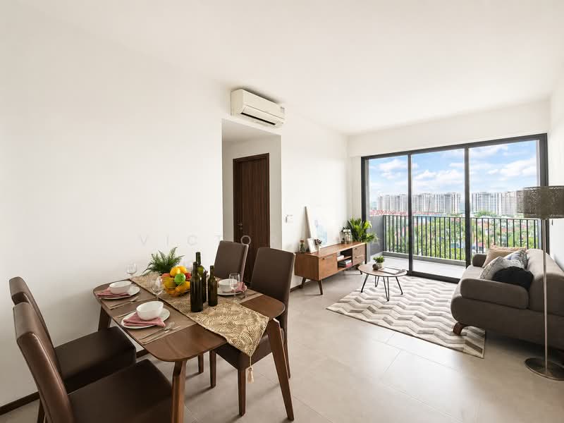 Lentor Modern, 3 Lentor Central, 3 Bedrooms, 1,109 sqft, Condominium For Sale, by Victor Chan, 500060226 - Dining Room - PropertyGuru.com.sg