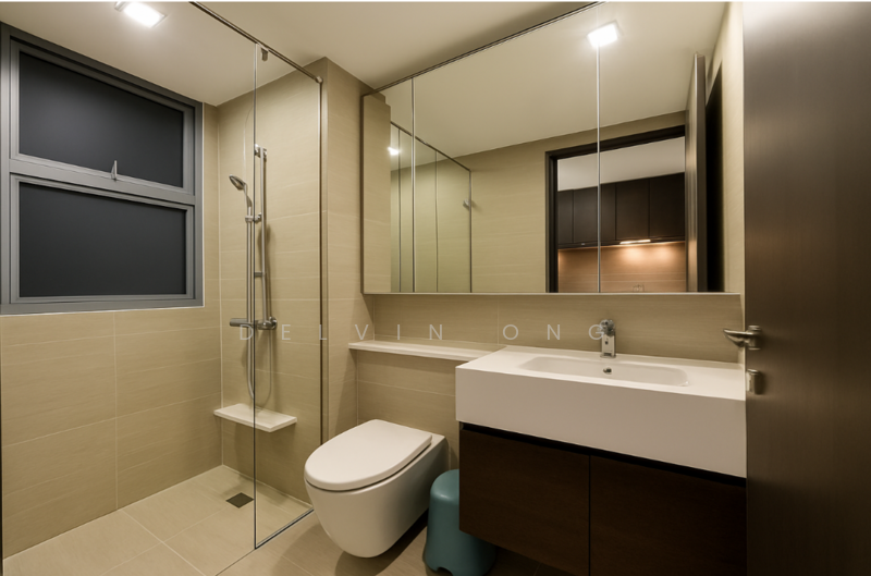 RiverTrees Residences, 29 Fernvale Close, 3 Bedrooms, 1,120 sqft, Condominium For Sale, by Delvin Ong, 500060300 - Bathroom - PropertyGuru.com.sg