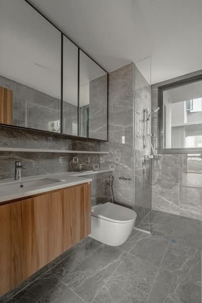 Lentor Modern, 7 Lentor Central, 3 Bedrooms, 1,109 sqft, Condominium For Rent, by Edison Foo, 500060395 - Bathroom - PropertyGuru.com.sg