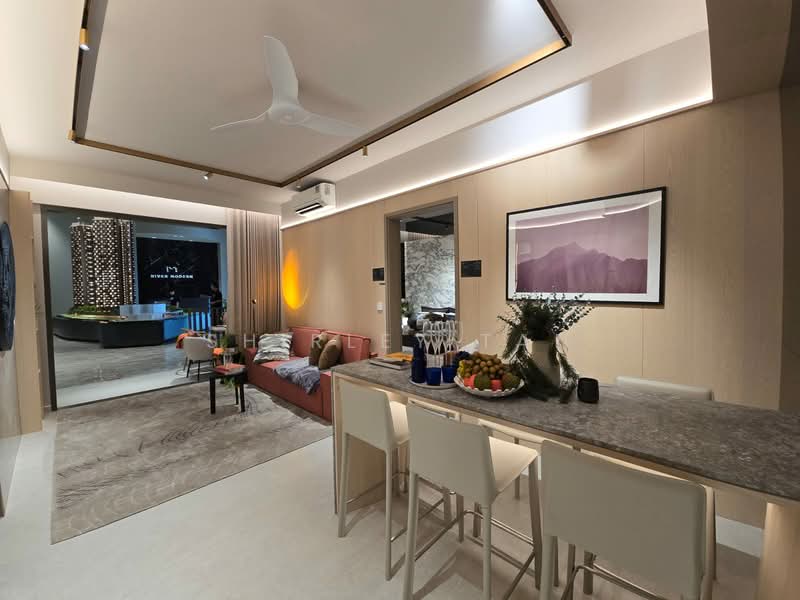 River Modern Condominium For Sale at S$ 1,548,000 | PropertyGuru Singapore - Living Room