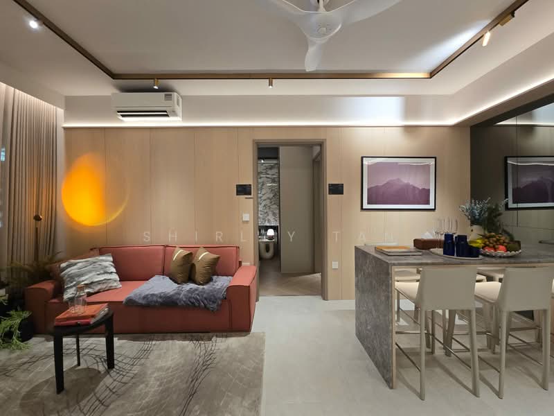 River Modern Condominium For Sale at S$ 1,548,000 | PropertyGuru Singapore - Living Room