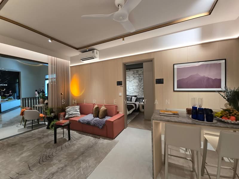 River Modern Condominium For Sale at S$ 1,548,000 | PropertyGuru Singapore - Living Room