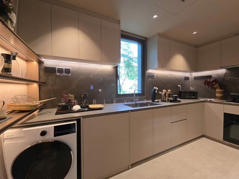 River Modern, River Galley Green, 3 Bedrooms, 797 sqft, Condominium For Sale, by Shirley Tan, 500060440 - Kitchen - PropertyGuru.com.sg