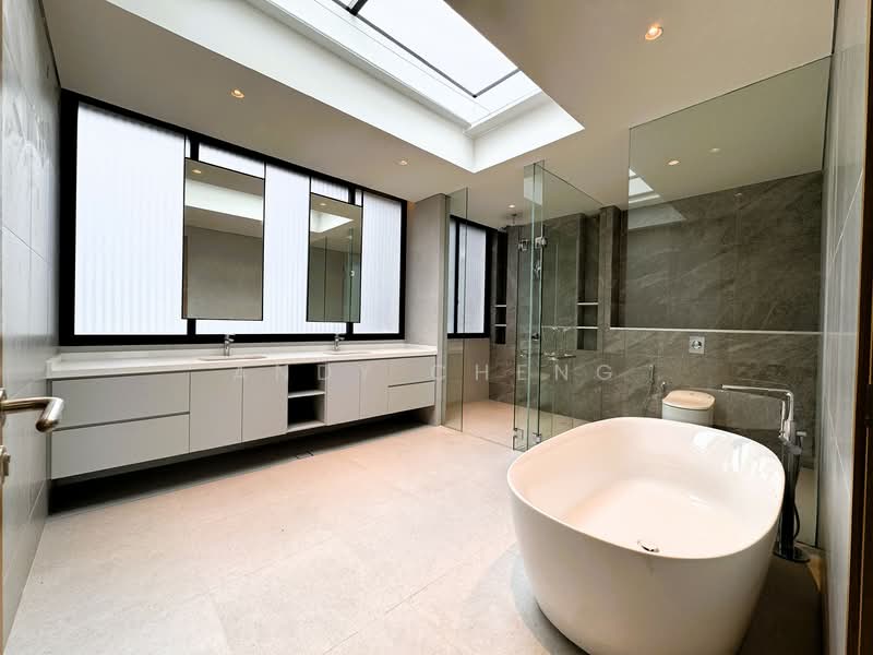 Brand New Detached Tembeling Road With Lift And Pool Detached House For Sale at S$ 18,800,000 | PropertyGuru Singapore - Bathroom