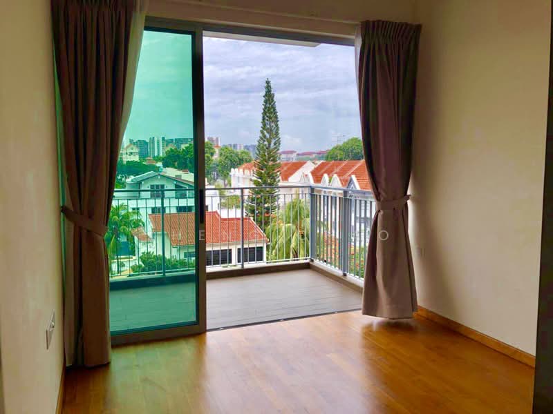 Jade Residences, 1 Lew Lian Vale, 3 Bedrooms, 850 sqft, Apartment For Rent, by Zheng Chao, 500060635 - Balcony - PropertyGuru.com.sg