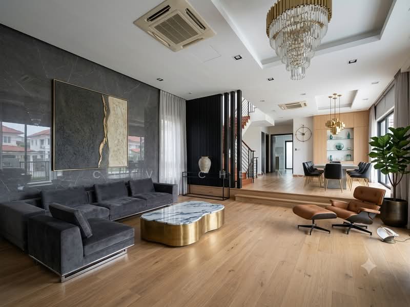 Lorong Marican, , 6 Bedrooms, 3,300 sqft, Semi-Detached House For Sale, by Clive Cheong, 500060664 - AI Living Room - PropertyGuru.com.sg