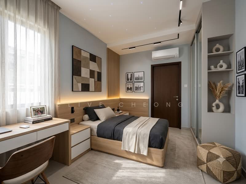 Lorong Marican, , 6 Bedrooms, 3,300 sqft, Semi-Detached House For Sale, by Clive Cheong, 500060664 - AI Bedroom - PropertyGuru.com.sg