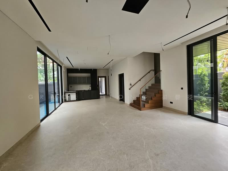 Brand New Bungalow at Upper East Coast Detached House For Sale at S$ 10,900,000 | PropertyGuru Singapore - Living Room