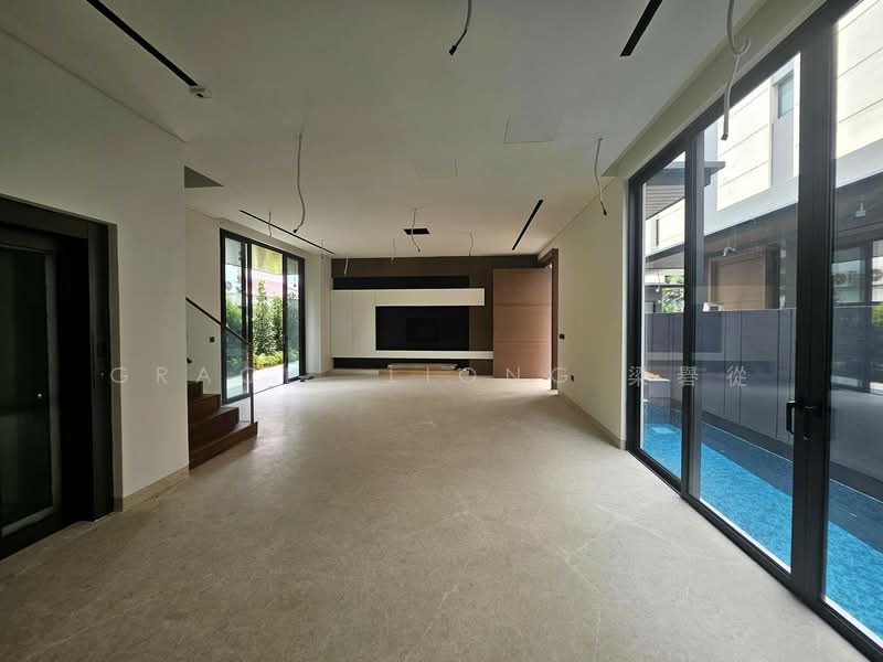 Brand New Bungalow at Upper East Coast Detached House For Sale at S$ 10,900,000 | PropertyGuru Singapore - Living Room