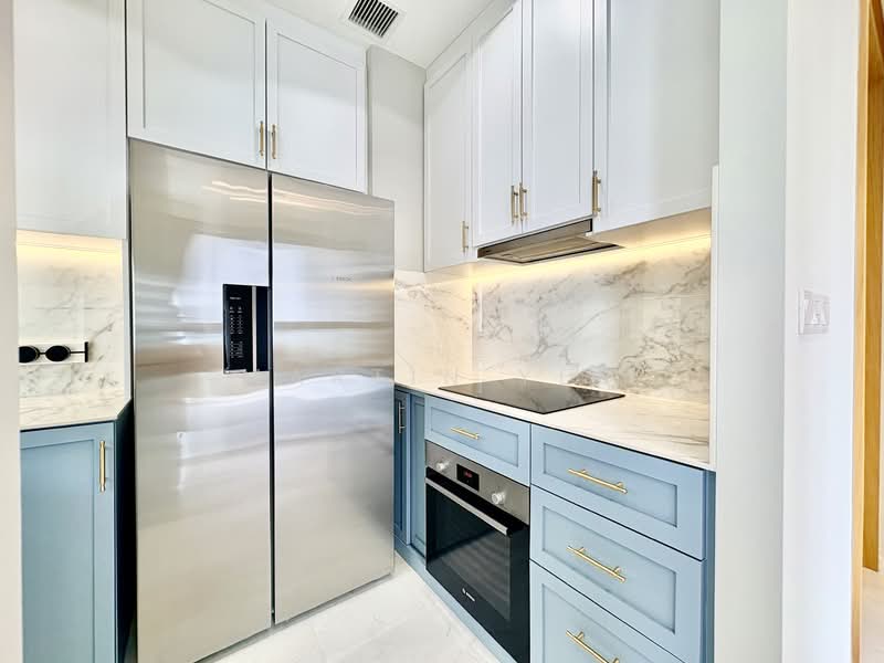 Freehold Duplex Penthouse Amber Road | Sea View | $25xx PSF ONLY |3 Bed | Rare High Floor | Near MRT, , 3 Bedrooms, 1,399 sqft, Condominium For Sale, by Martin Yeo, 500060769 - Kitchen - PropertyGuru.com.sg