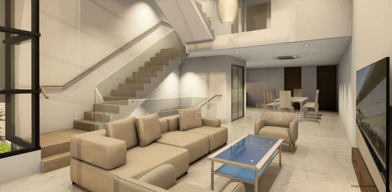 🌟🏡 D15 Jalan Tua Kong Brand New Terrace TOP Soon Terraced House For Sale at S$ 7,280,000 | PropertyGuru Singapore - Living Room