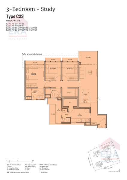 Tembusu Grand, 94 Jalan Tembusu, 3 Bedrooms, 1,173 sqft, Condominium For Rent, by Jeremy Liew, 500060954 - PropertyGuru.com.sg