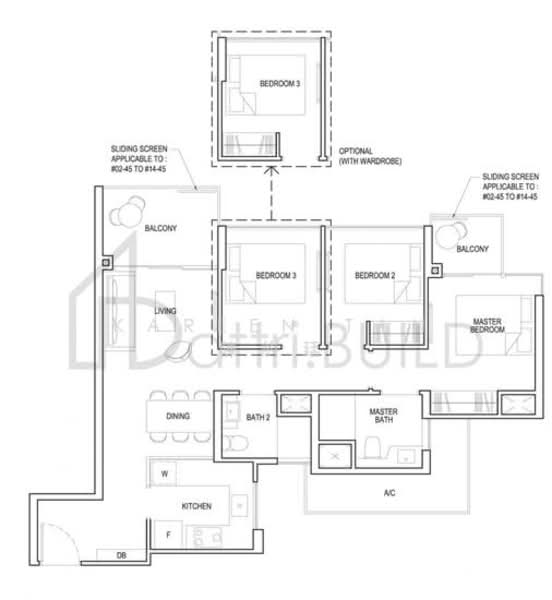 Grandeur Park Residences Condominium For Sale at S$ 1,860,000 | PropertyGuru Singapore
