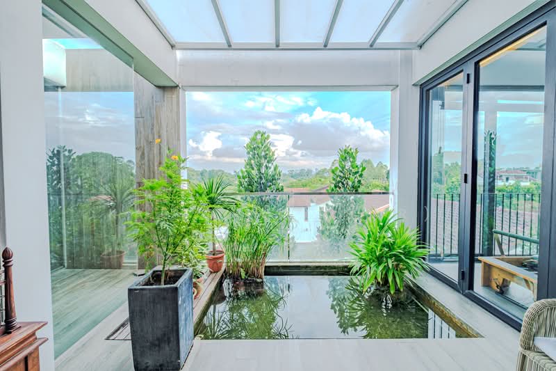 Beautiful FREEHOLD / 999 years Detached House at Hua Guan Avenue Detached House For Sale at S$ 14,800,000 | PropertyGuru Singapore - Balcony