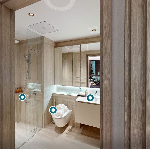 River Modern Condominium For Sale at S$ 1,819,000 | PropertyGuru Singapore - Bathroom