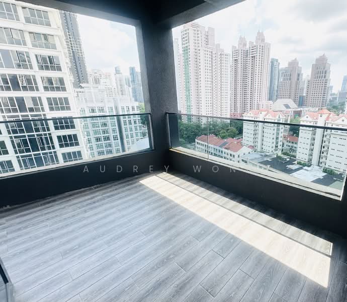 M5 @ Jalan Mutiara, 5 Jalan Mutiara, 2 Bedrooms, 743 sqft, Apartment For Rent, by Audrey Wong, 500061301 - Balcony - PropertyGuru.com.sg